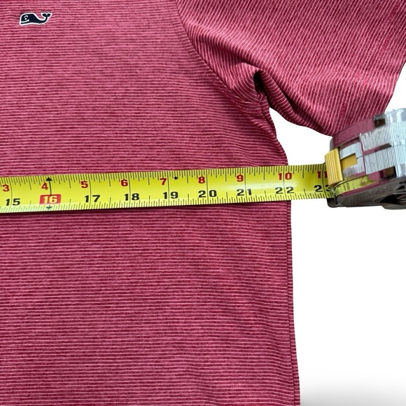 Vineyard Vines Men’s On the Go Sankaty Polo Short Sleeve salmon/red size Medium - Picture 4 of 7